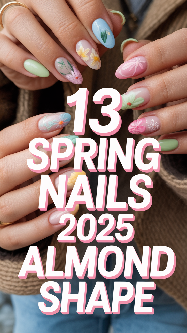🌸 13 Spring Nails 2025 Almond Shape