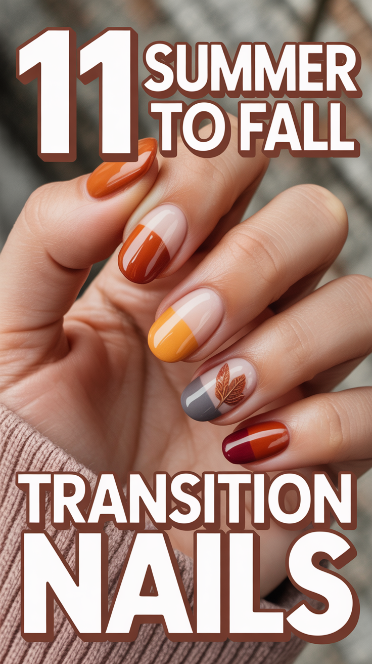 💅 11 Summer To Fall Transition Nails