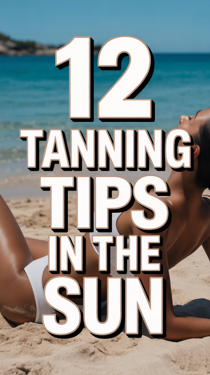 ☀️ 12 Tanning Tips In The Sun