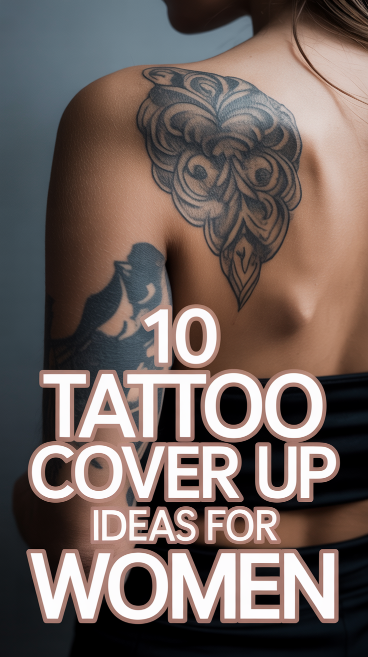 ✨ 10 Tattoo Cover Up Ideas For Women