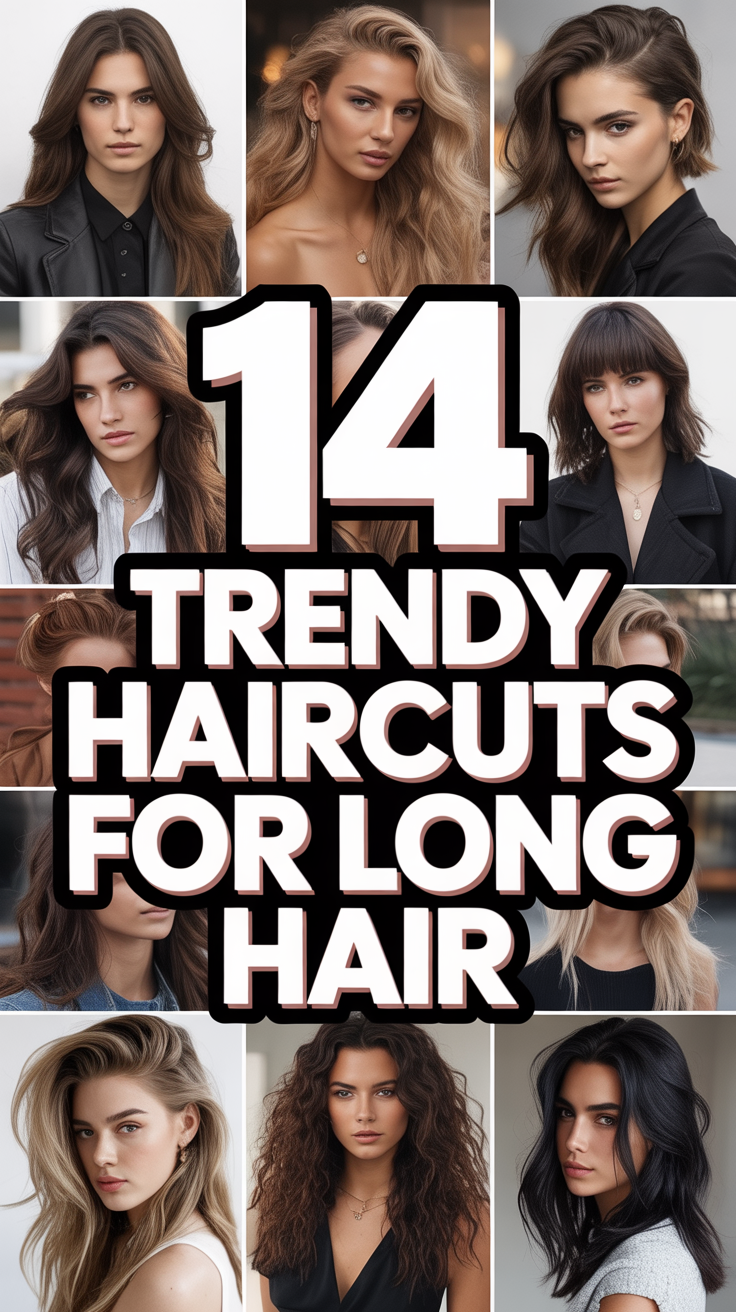 💇 14 Trendy Haircuts For Long Hair