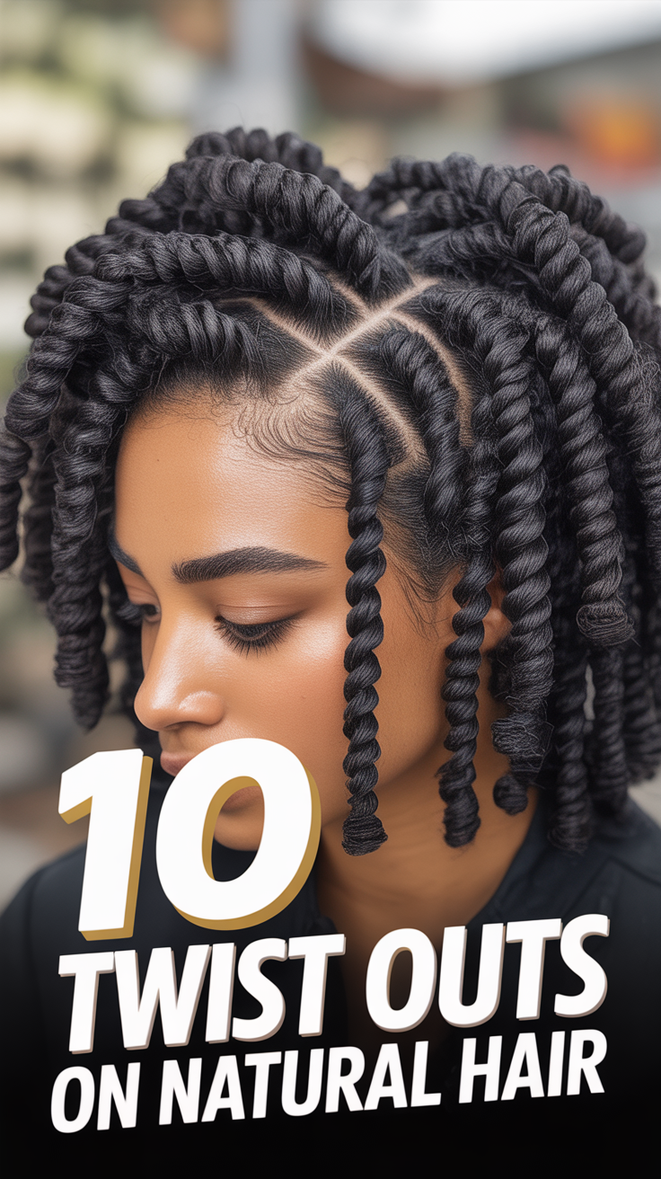 🌀 10 Twist Outs On Natural Hair