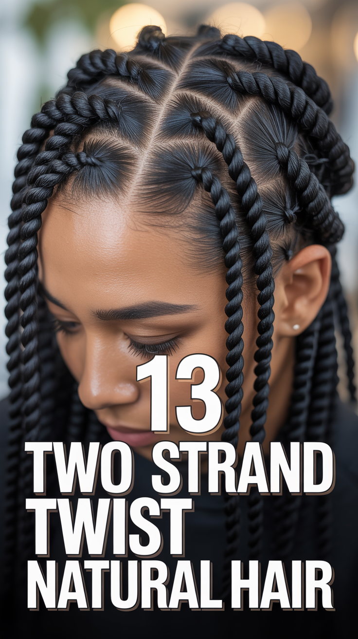 🪞 13 Two Strand Twist Natural Hair