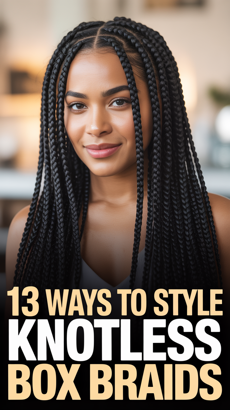 ✨ 13 Ways To Style Knotless Box Braids