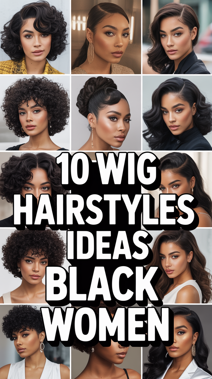 👑 10 Wig Hairstyles Ideas Black Women