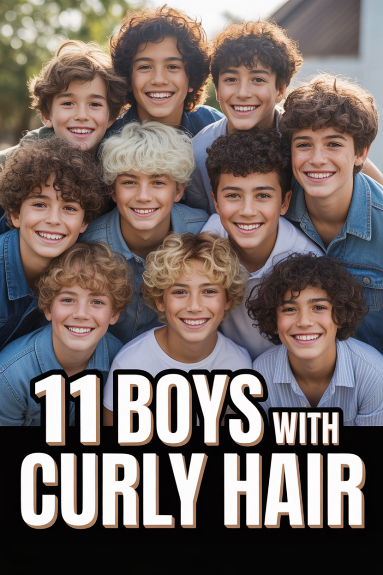 🦁 11 Boys With Curly Hair