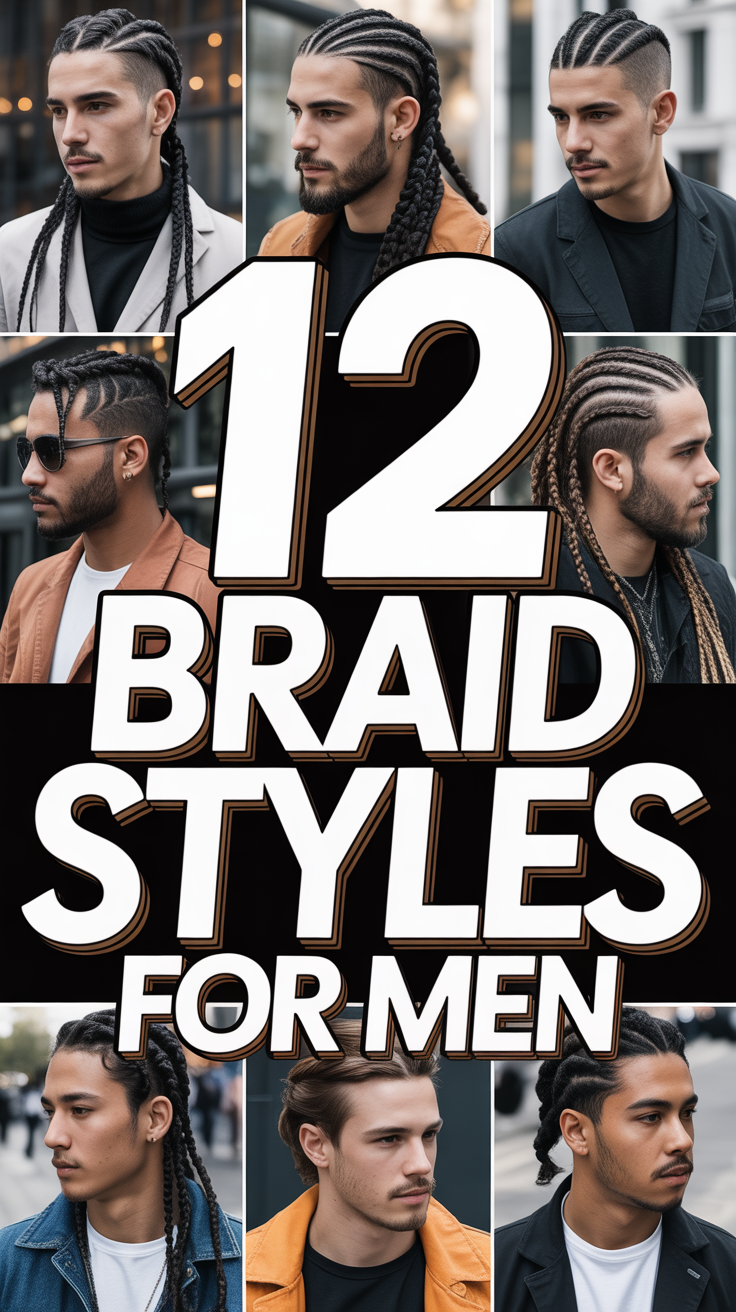 🧔 12 Braid Styles For Men
