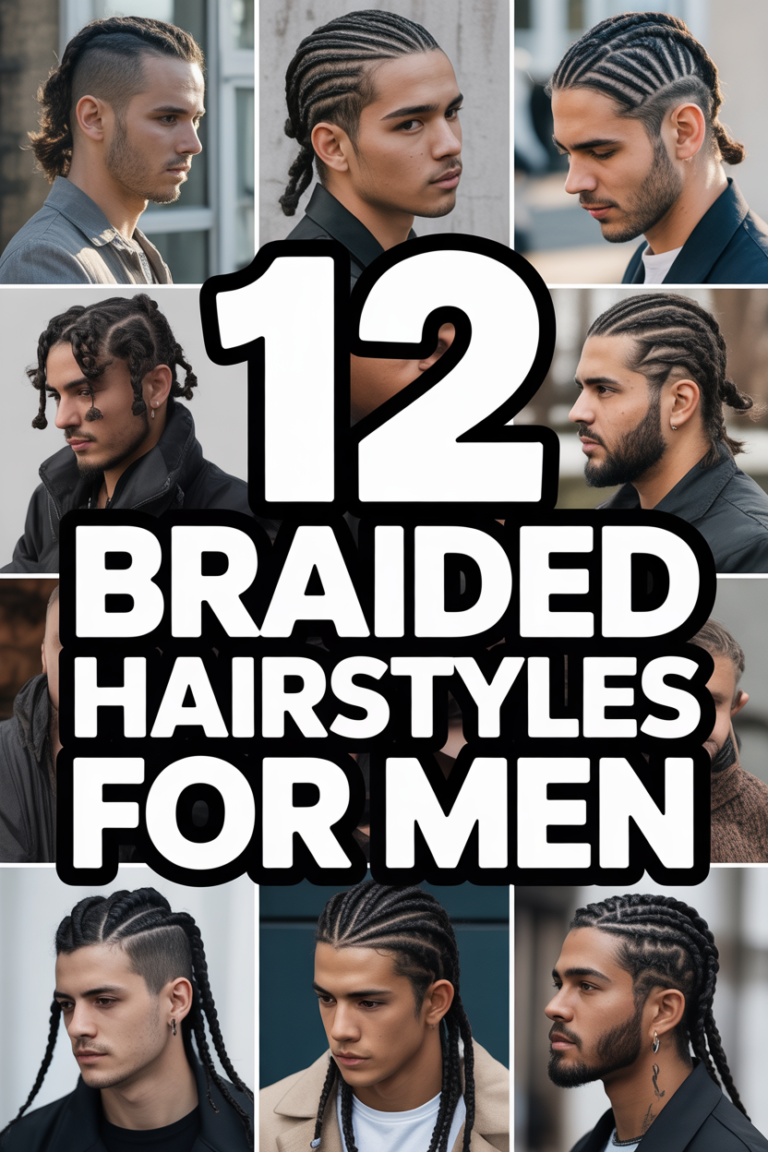 💪 12 Braided Hairstyles For Men