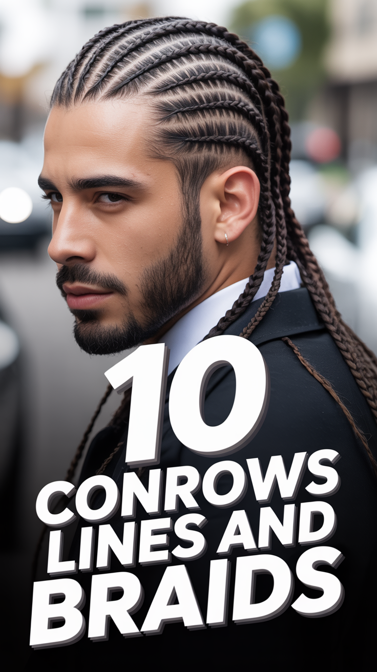 🤵 10 Conrows Lines And Braids