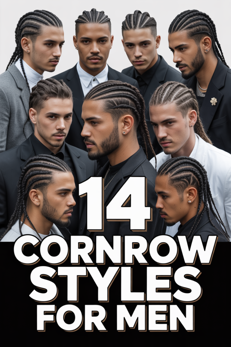 👑 14 Cornrow Styles For Men