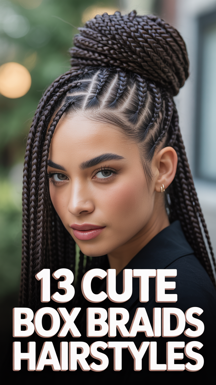 ✨ 13 Cute Box Braids Hairstyles