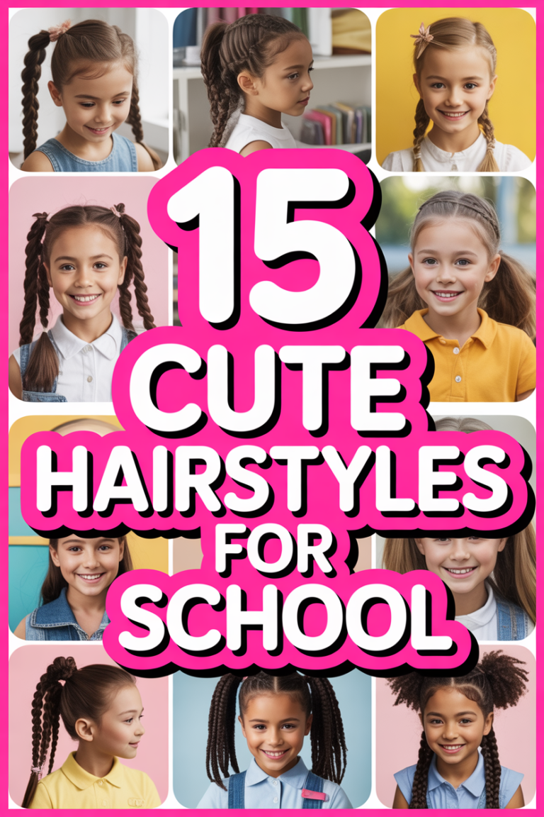 🎀 15 Cute Hairstyles For School