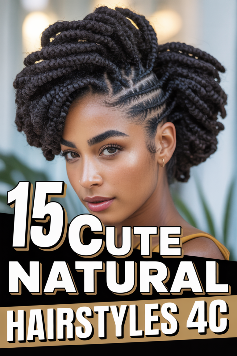 ✨ 15 Cute Natural Hairstyles 4C