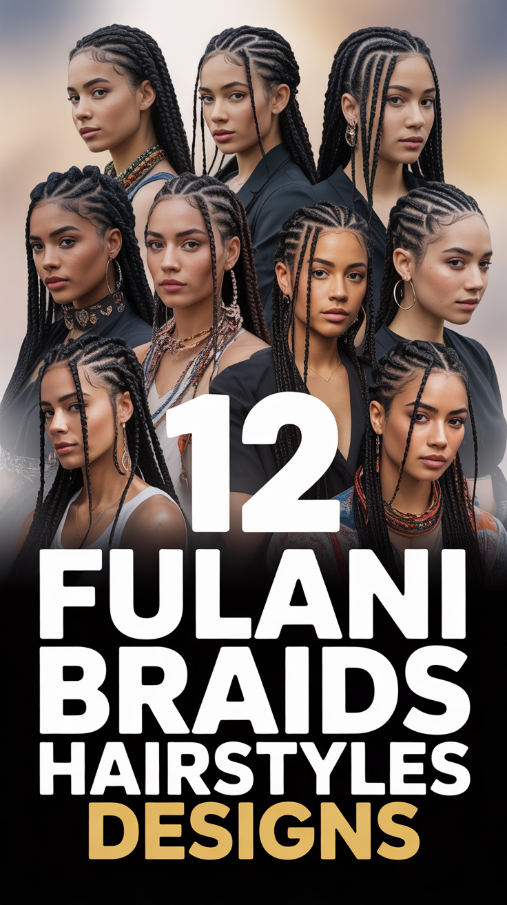 💁‍♀️ 12 Fulani Braids Hairstyles Designs