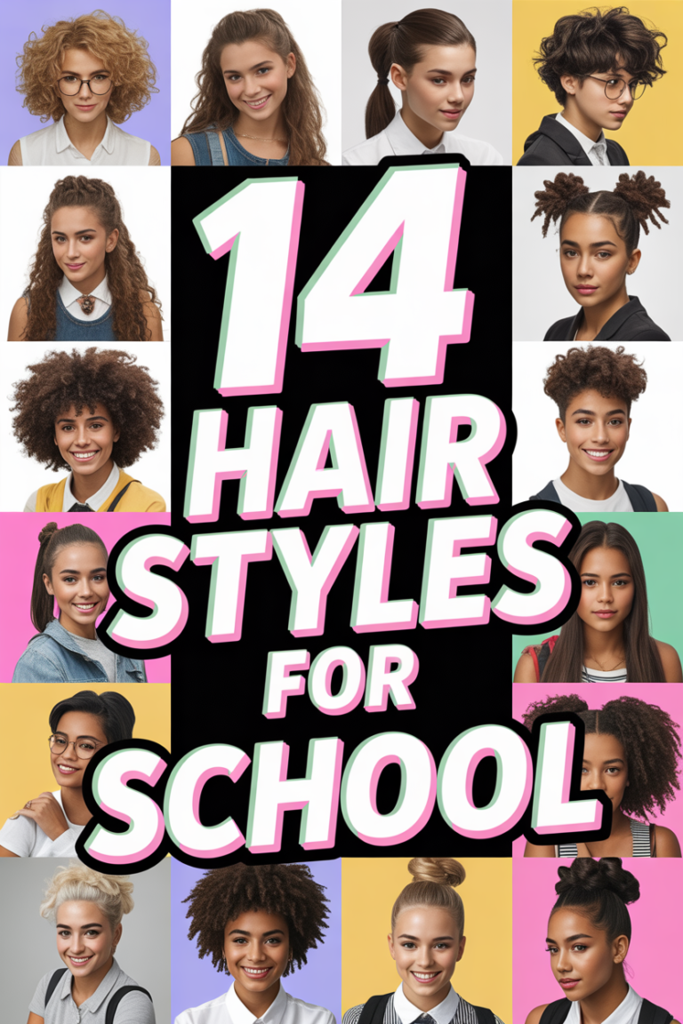 💇‍♀️ 14 Hair Styles For School