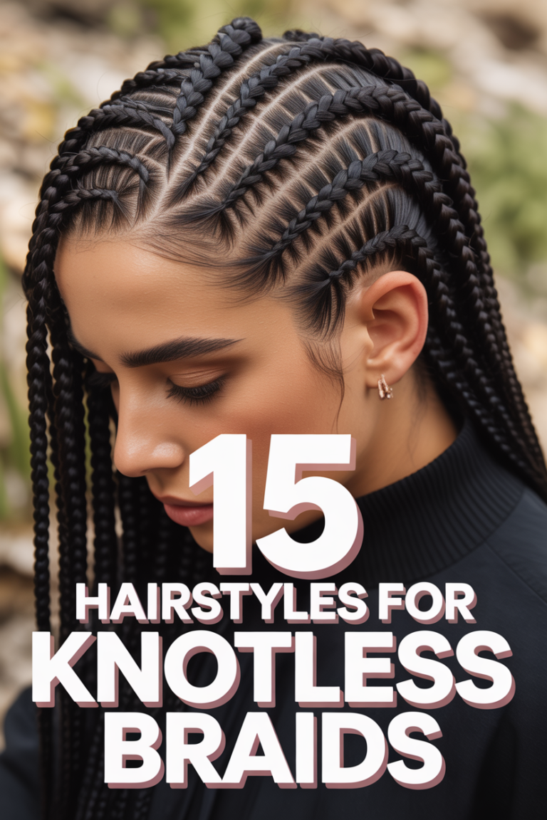 🤝 15 Hairstyles For Knotless Braids