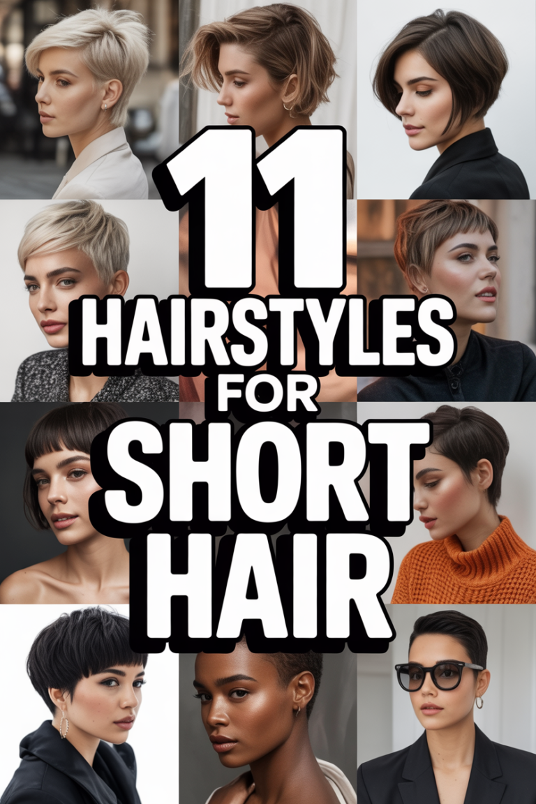 💇‍♀️ 11 Hairstyles For Short Hair