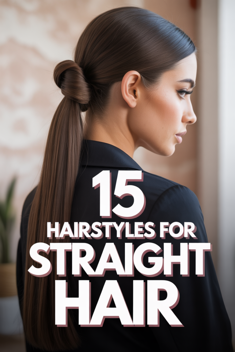 💇‍♀️ 15 Hairstyles For Straight Hair
