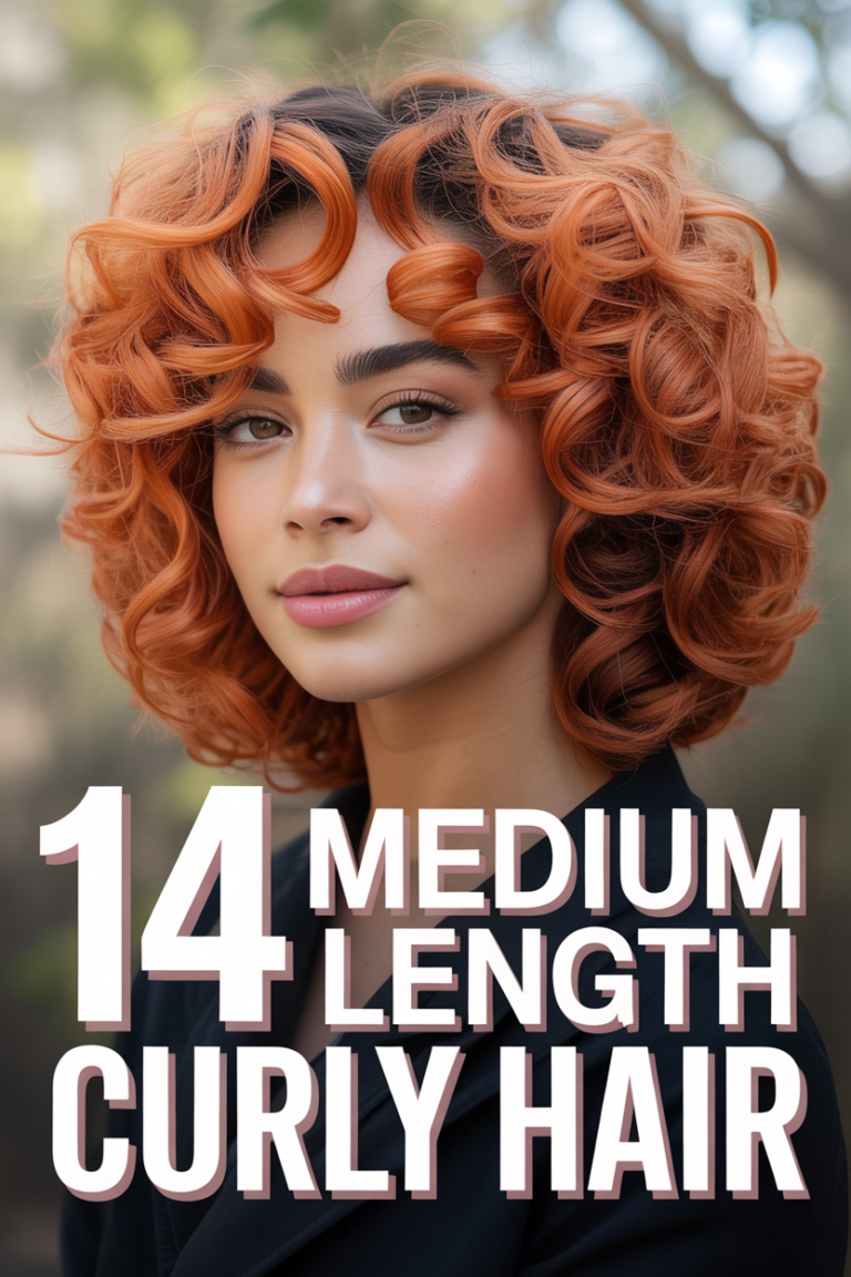 ➰ 14 Medium Length Curly Hair