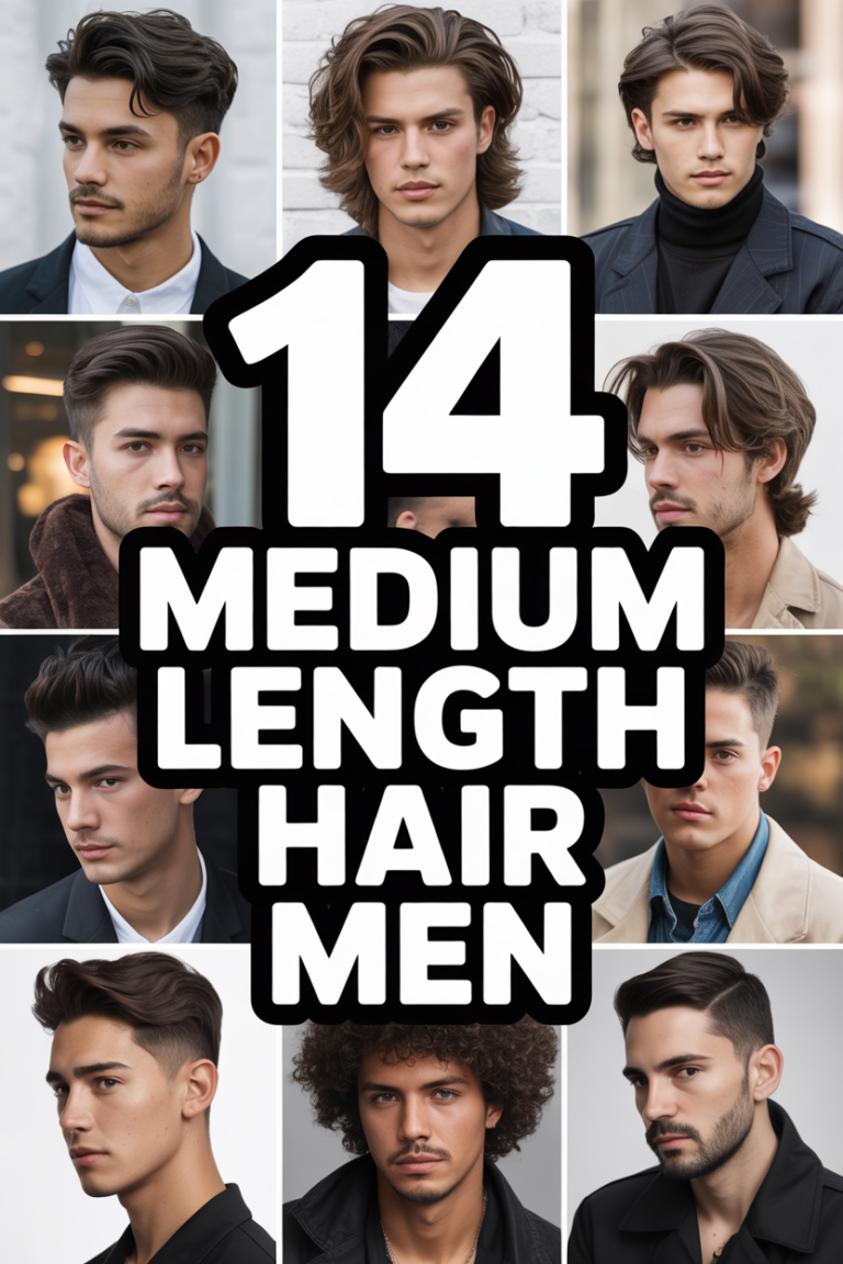 🧔‍♂️ 14 Medium Length Hair Men