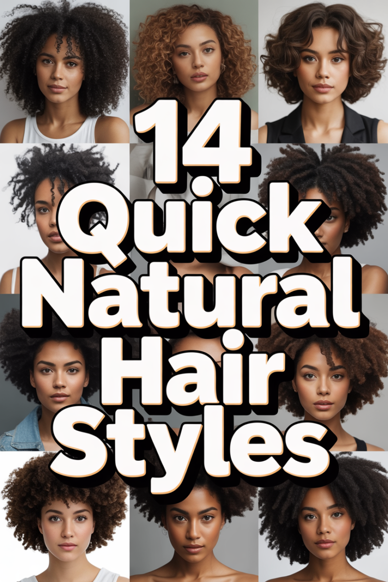 💁‍♀️ 14 Quick Natural Hair Styles