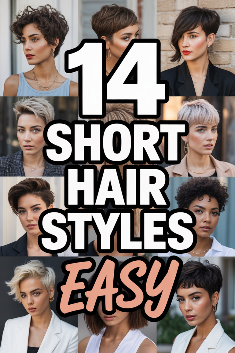 ✂️ 14 Short Hair Styles Easy