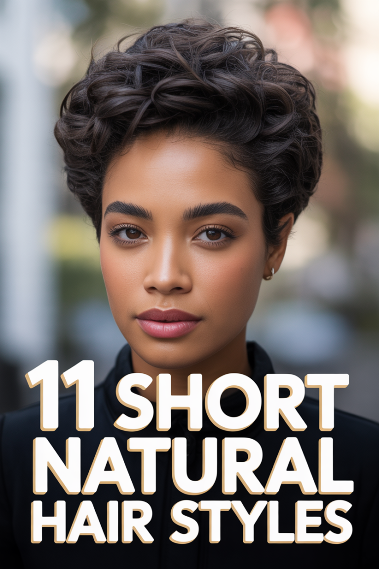 💌 11 Short Natural Hair Styles