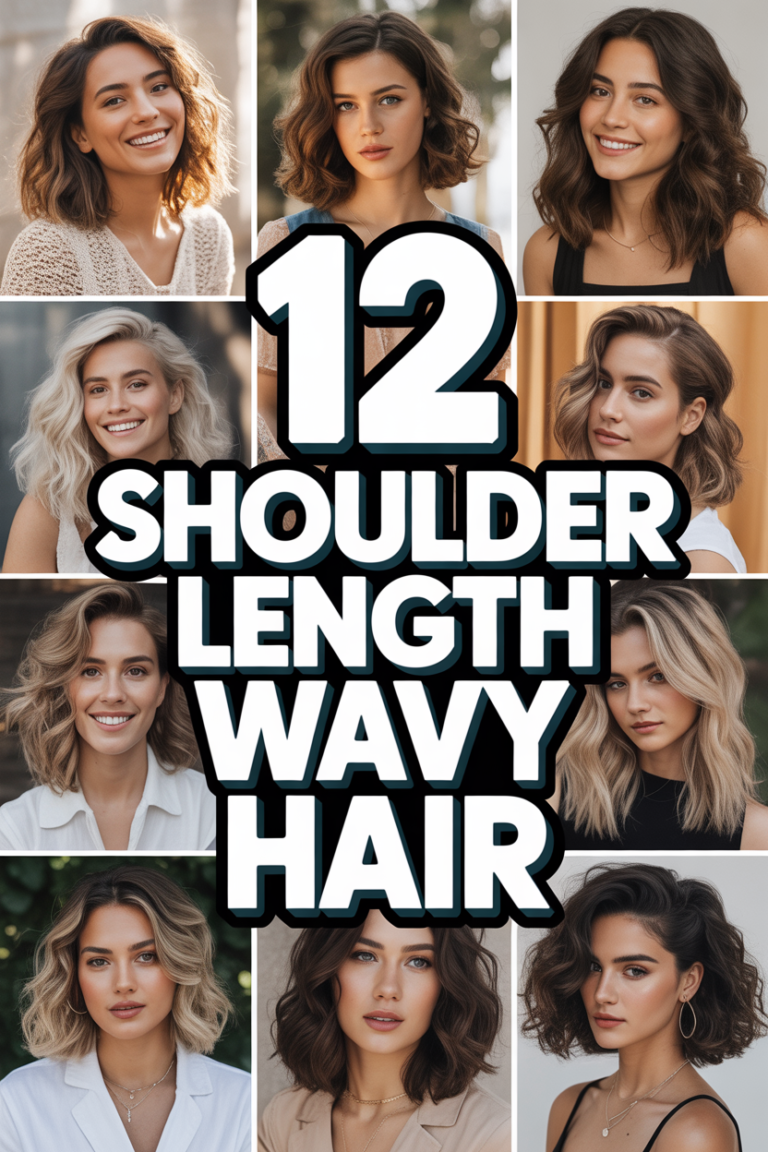 🌊 12 Shoulder Length Wavy Hair