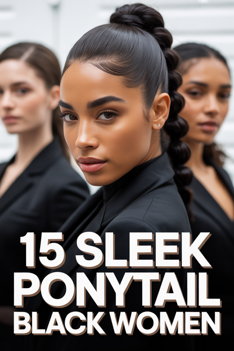 ✨ 15 Sleek Ponytail Black Women