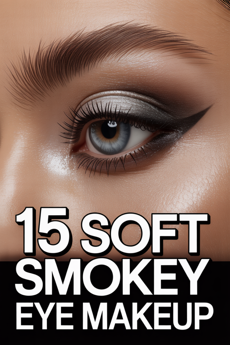 ✨ 15 Soft Smokey Eye Makeup