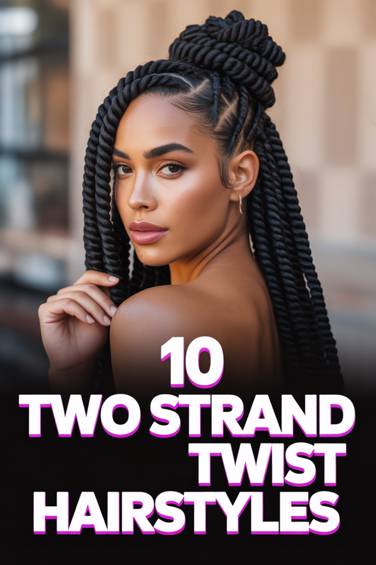 ✨ 10 Two Strand Twist Hairstyles