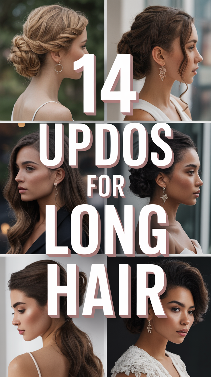 ✨ 14 Updos For Long Hair