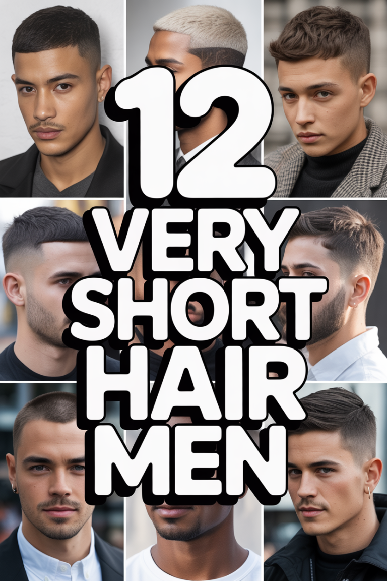 ✂️ 12 Very Short Hair Men